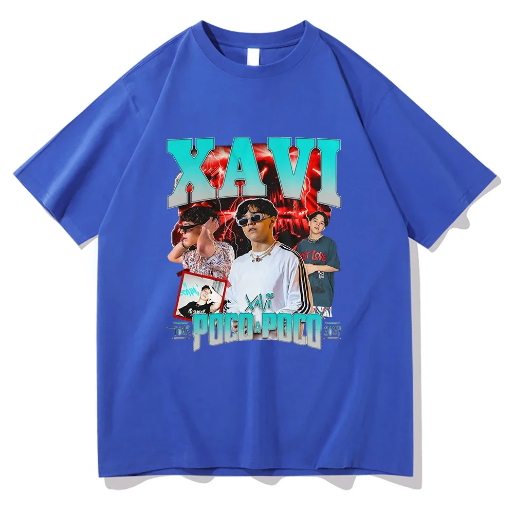 A Poco Tour 2024 футболка Xavi La Diabla мужская/женская одежда летние топы в стиле Харадзюку