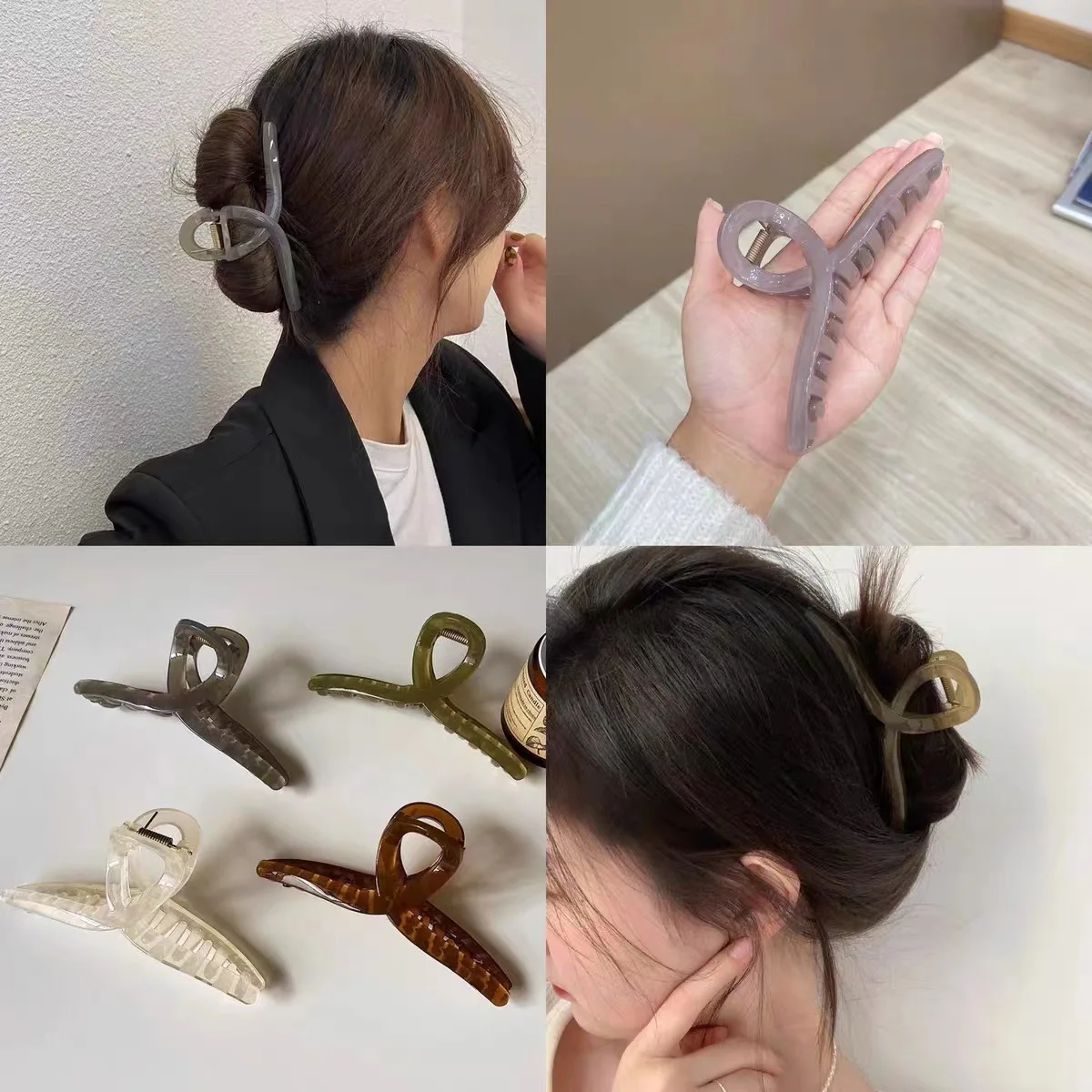 

Oversized Cross Shark Clip 13CM Back Head Pan Hair Grab Clip Hair Clip Large Clip Children Hair Accessories