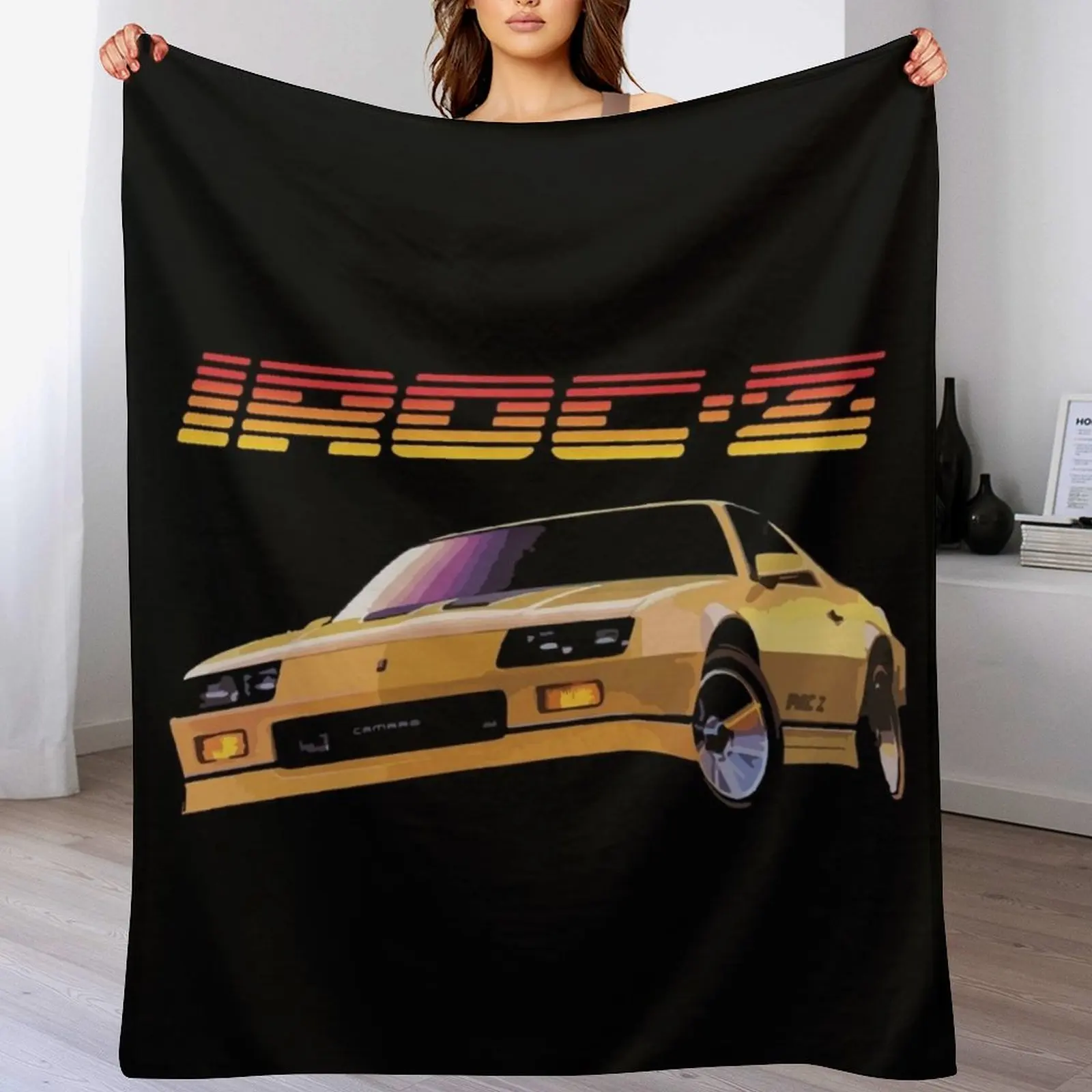 Camaro IROC-Z Z28 Ретро 80's Фланелевое одеяло