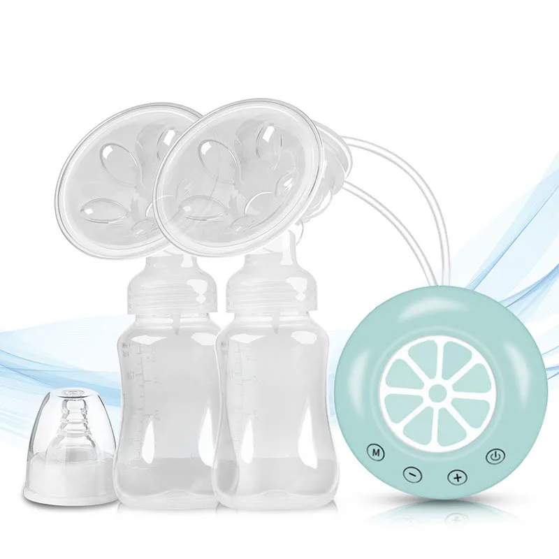 2021 Electric Double Breast Pumps milker BPA free multi-stage adjustment massage USB postpartum Milk Maker breast pump gift