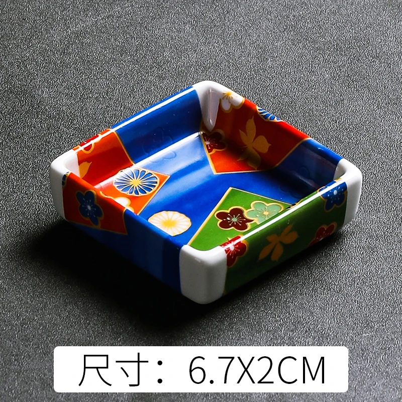 

Квадратная керамическая тарелка для соуса DIVEDEER