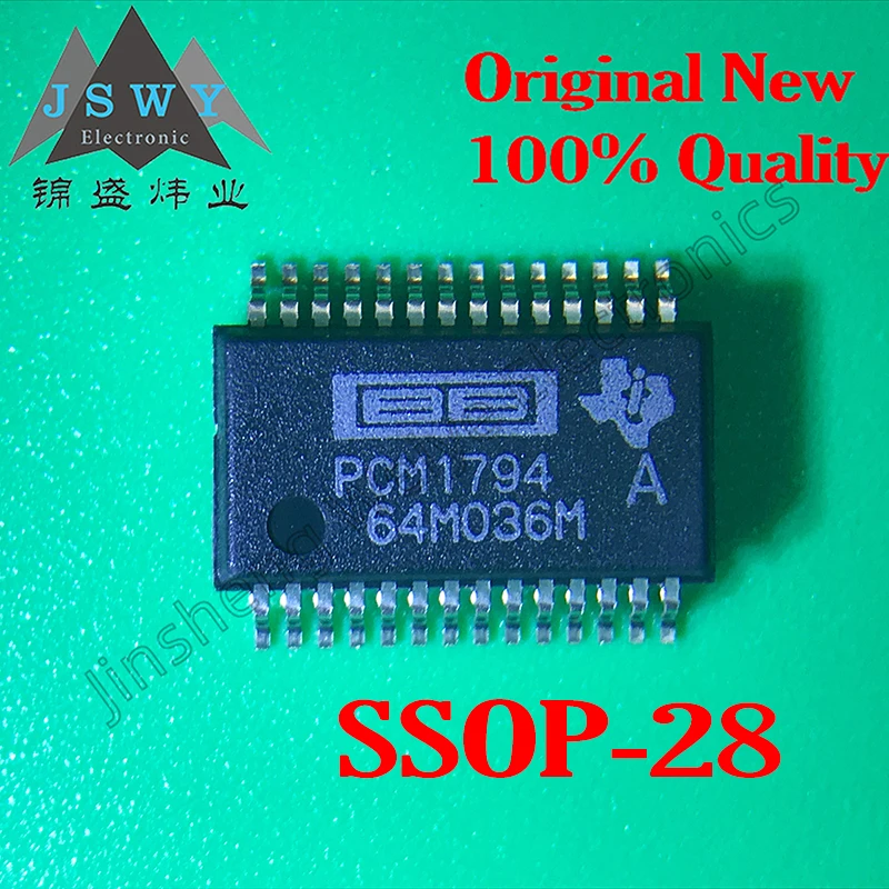 

5-10PCS PCM1794ADBR Audio Decoder Chip PCM1794 SSOP-28 100% Brand New Original Stock-Free Shipping