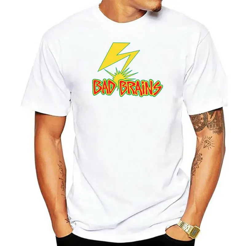 

Men tshirt Short sleeve BadBrains Logo Unisex T Shirt O neck Women t-shirt