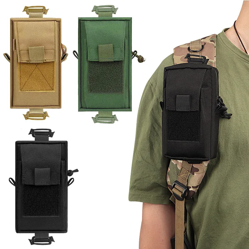 

Tactical Shoulder Strap Pouch Sundries Bags Emergency EDC Pouch Phone Pack Waist Bag Climbing Accessories Military Hunting Bags