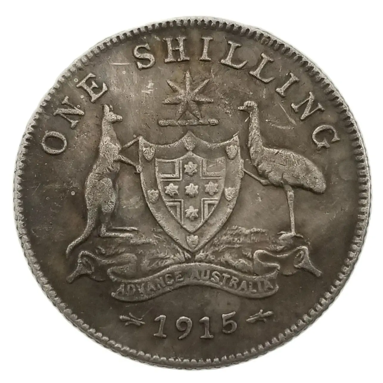 

Australia 1915 One Shilling Silver Plated Collectibles Magic Coin Home Decoration Craft Coins Desktop Ornament Christmas Gifts