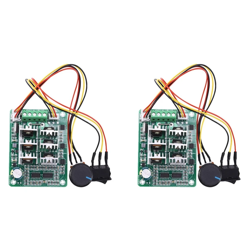 

Retail 2X BLDC Three Phase Brushless Sensorless Motor Controller BL01 15A Violent Fan Modulation DC5V6V9V12V36V