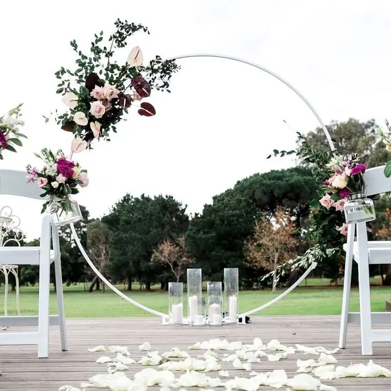 

Round Balloon Arch Plastic 180cm DIY Wreath Frame Holder Stand Circle Base Baby Shower Kids Birthday Party Diameter 150cm