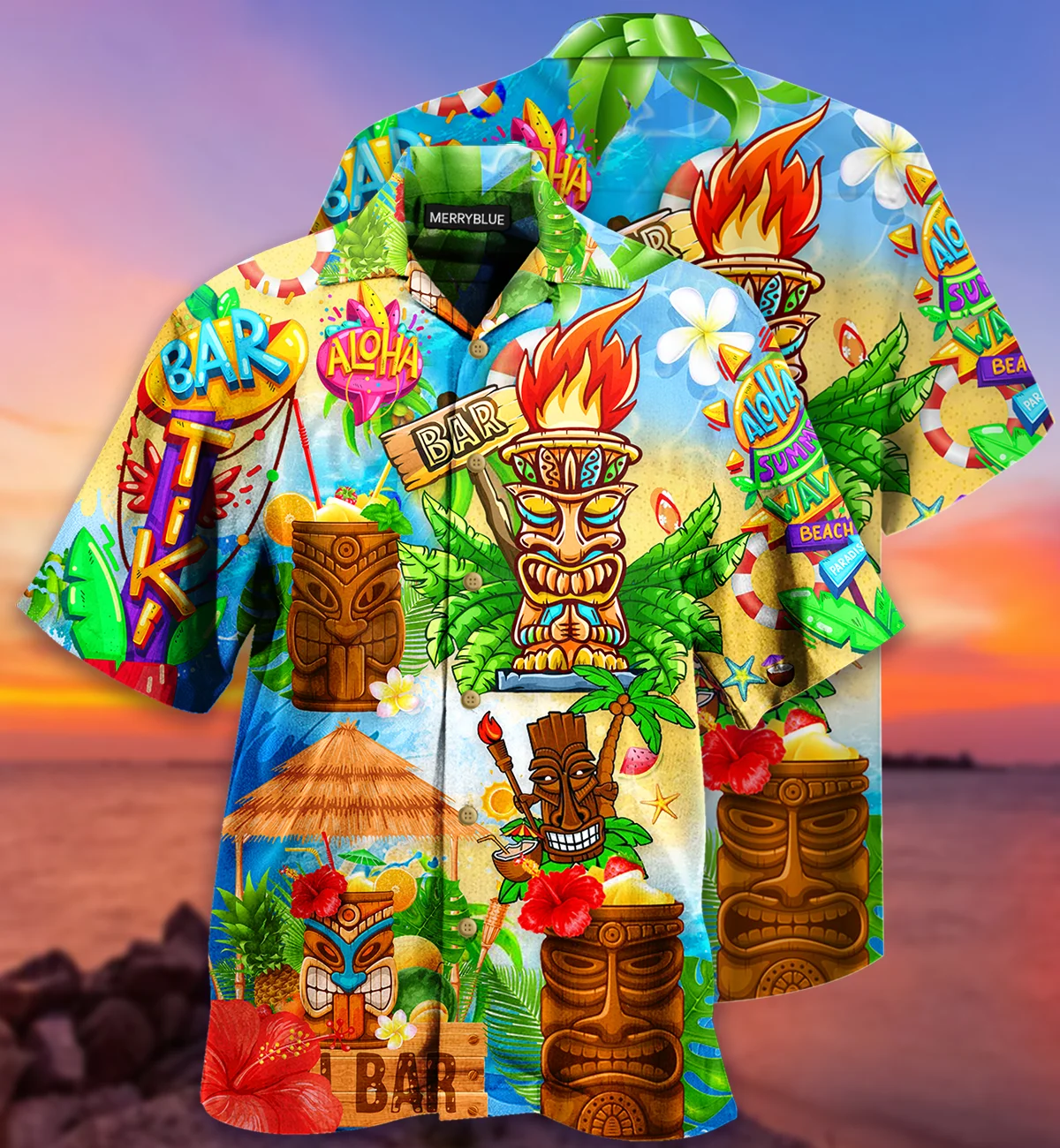 2023 loose breathable 3d printing fashion cool fashion hawaiian shirt beach party top short sleeve summer men's shirt