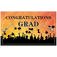 graduation party backdrop banner extra large 71x43 3 inch photo booth propsrandom style