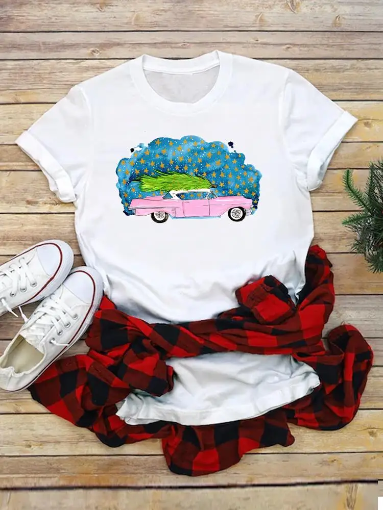 

Футболка женская с коротким рукавом и принтом «Звездная ночь»