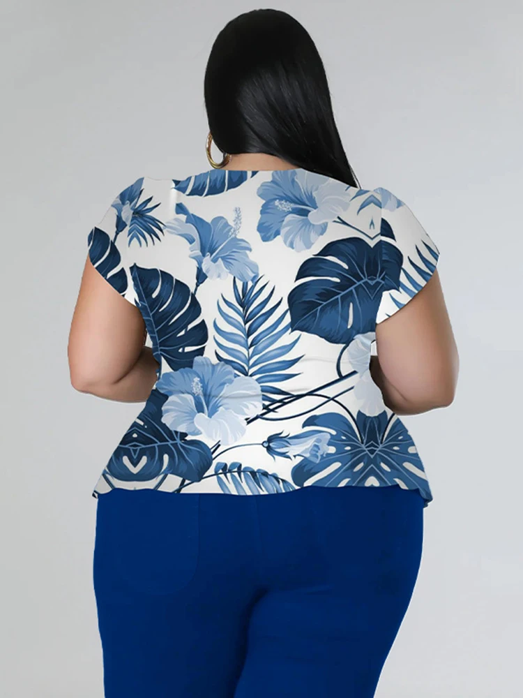 Женский комплект из двух предметов элегантный облегающий топ и леггинсы летний