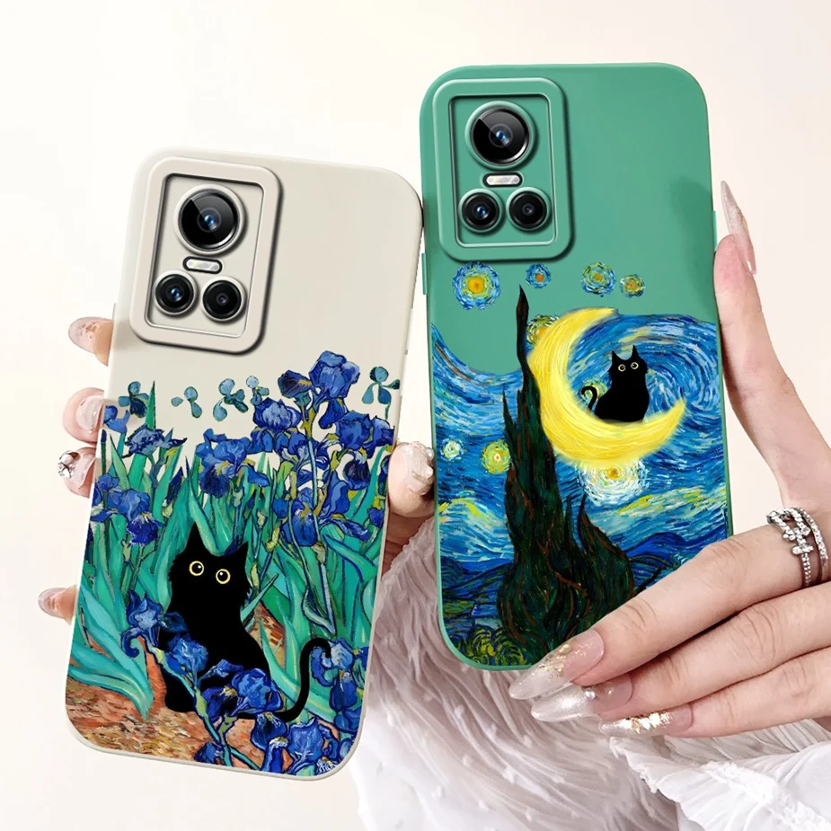Чехол для Realme GT Neo 3 RMX3561 стильный чехол с рисунком конфет 6 7 дюйма противоударный