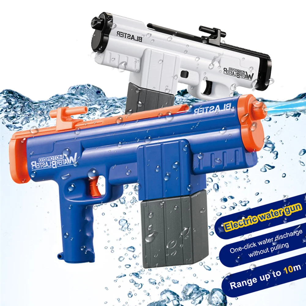 Summer Electric Water Gun Hi-Tech Toy Smart Fully Automatic Large-Capacity Beach Outdoor Pool Blasters |