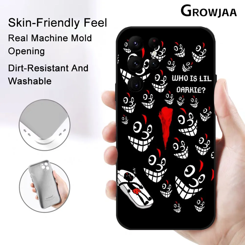 Lil D-Darkie Rapper Phone Case for Samsung Galaxy S24 Ultra S22 S23 S21 S20 5G Protective Silicone TPU Funda