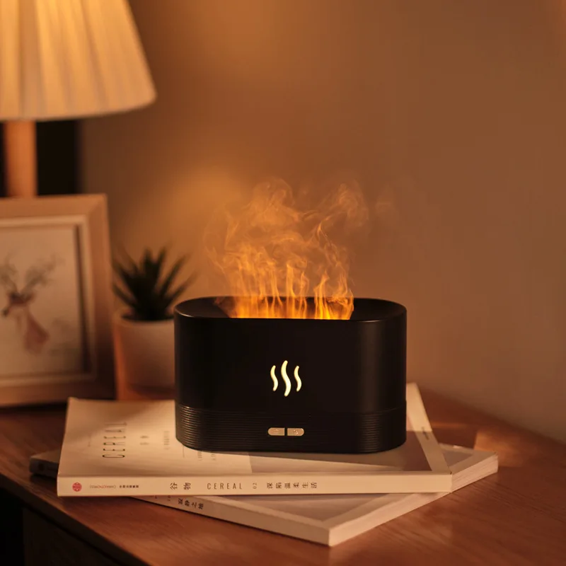 

Xiaomi Youpin Aroma Diffuser Air Humidifier Ultrasonic Cool Mist Maker Fogger Led Essential Oil Flame Lamp Difusor
