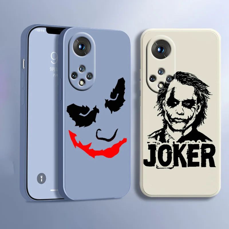

Batman Joker Cool For Honor 70 60 50 30 20 X20 10X Pro Plus Lite Liquid Rope Silicone Candy Cover Phone Case