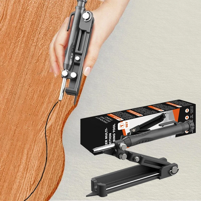 

Инструмент для сверления контура профиля, многофункциональный прибор с зажимами для фиксации и точной обработки дерева