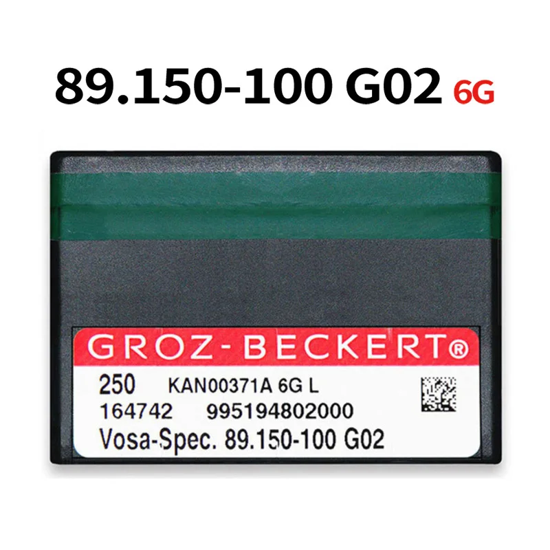Фото 250 шт. GROZ-BECKERT Vosa-Spec. Иглы 89.150-100 G02 6G с большим крючком для китайских вязальных машин SHIMA SEIKI №1