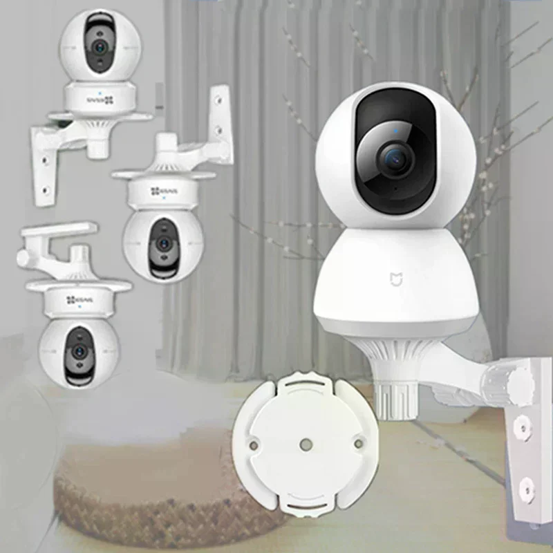 Фото Крепление для камеры TP-Link C210: настенный кронштейн из АБС-пластика для Tapo C200 Smart Camera TL70, с винтами, для потолочного крепления вверх дном №2