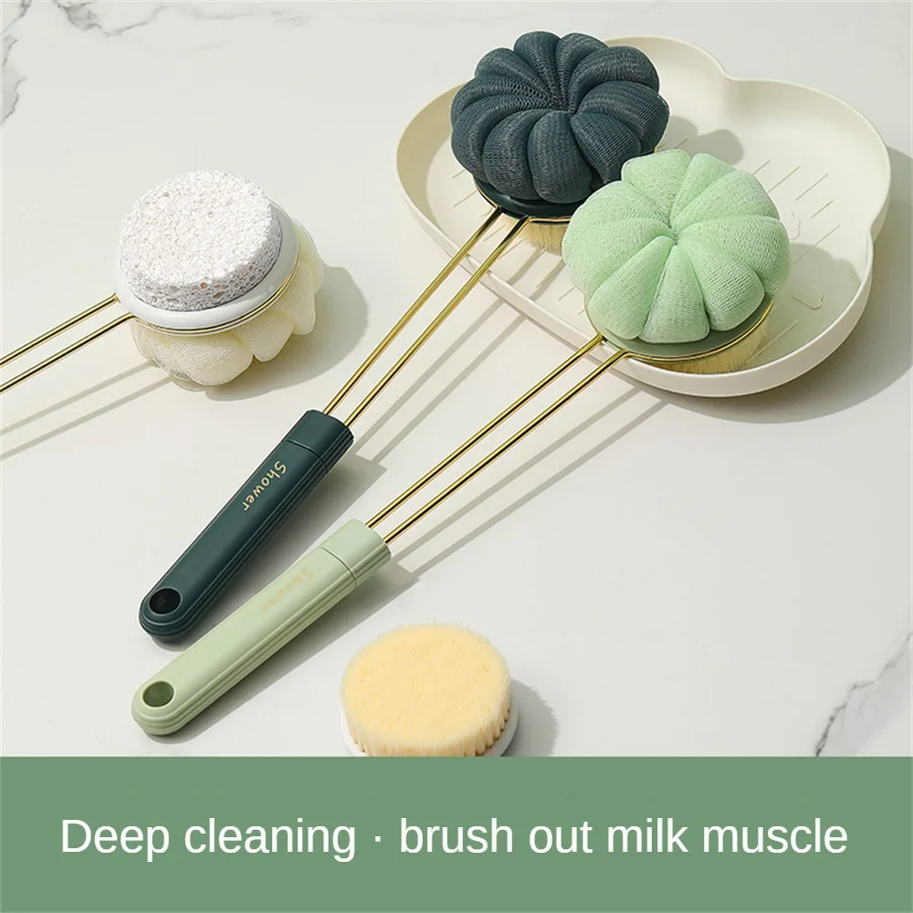 

Bathroom Accessories Foot Wash Brush Long Handle Double-sided Back Brush Brush Durable Back Rubbing Towel Bath Brush Bath Brush