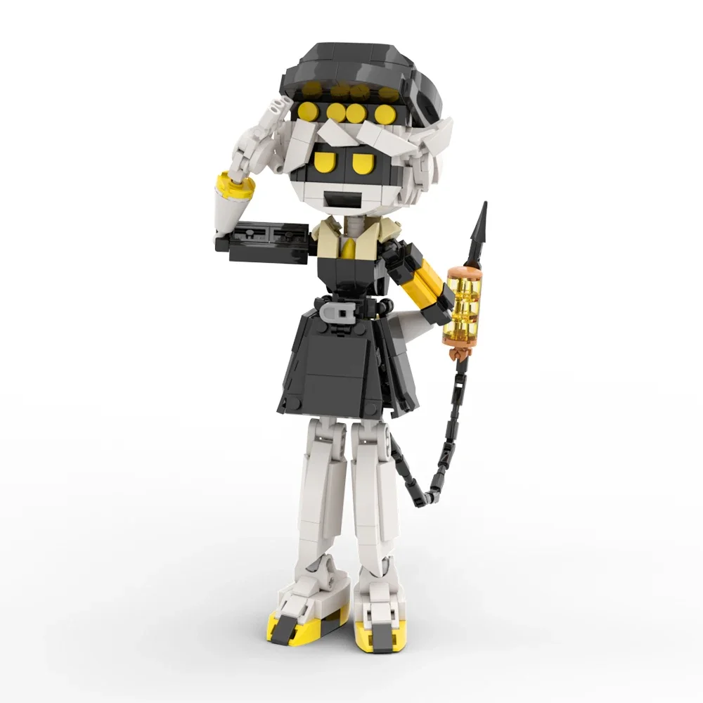

MOC Murder Drones N Disassembly Drone With 3 Types Of Eyes From Sci-Fi Anime Series 502 Pcs Building Kit Halloween Gift for Kids