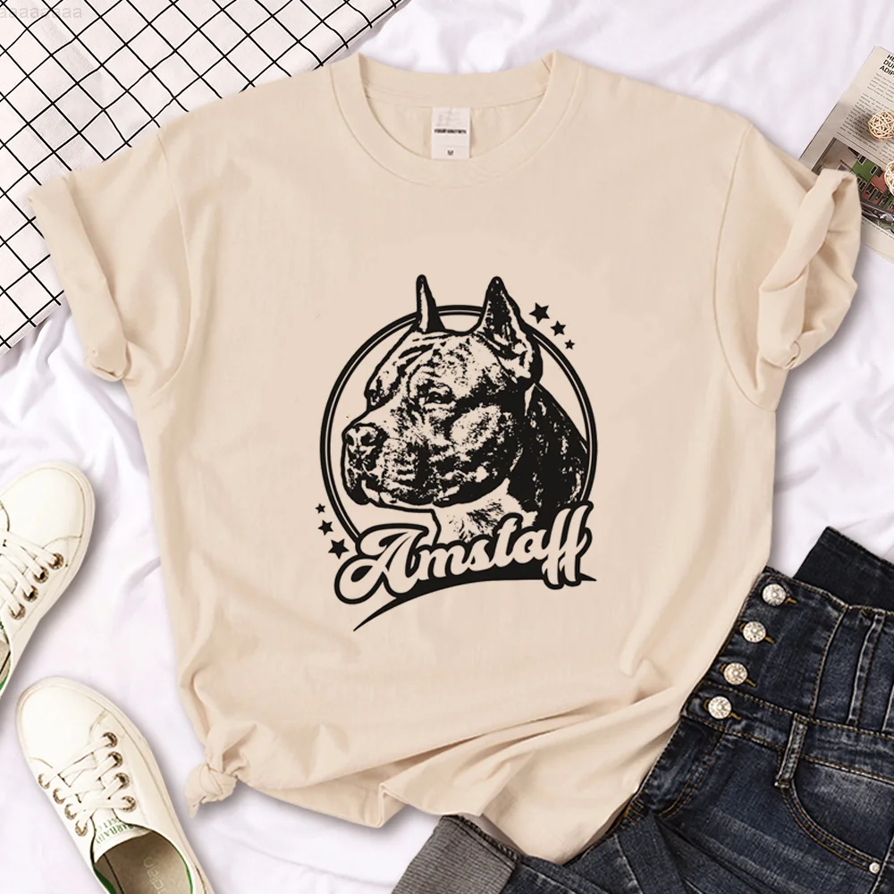 Футболки Amstaff, женская футболка с аниме, забавная уличная одежда с комиксами для девушек