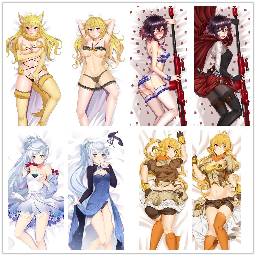 

Blake Belladonna Ruby Rose Yang Xiao Long Weiss Schnee Neopolitan Dakimakura body Pillowcase Cushion Case Cover