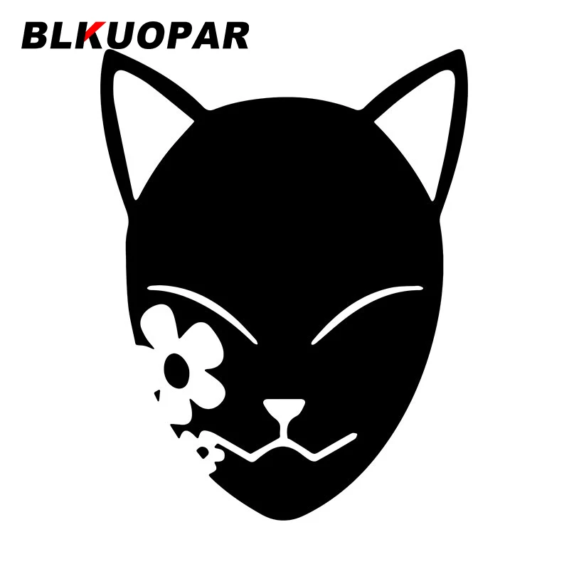 Маска-лиса BLKUOPAR силуэт рассекающего демонов наклейка на лобовое стекло