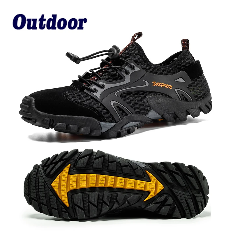 

Мужские ботинки для альпинизма, сетчатые дышащие, повседневные, для улицы, для охоты и альпинизма, осень