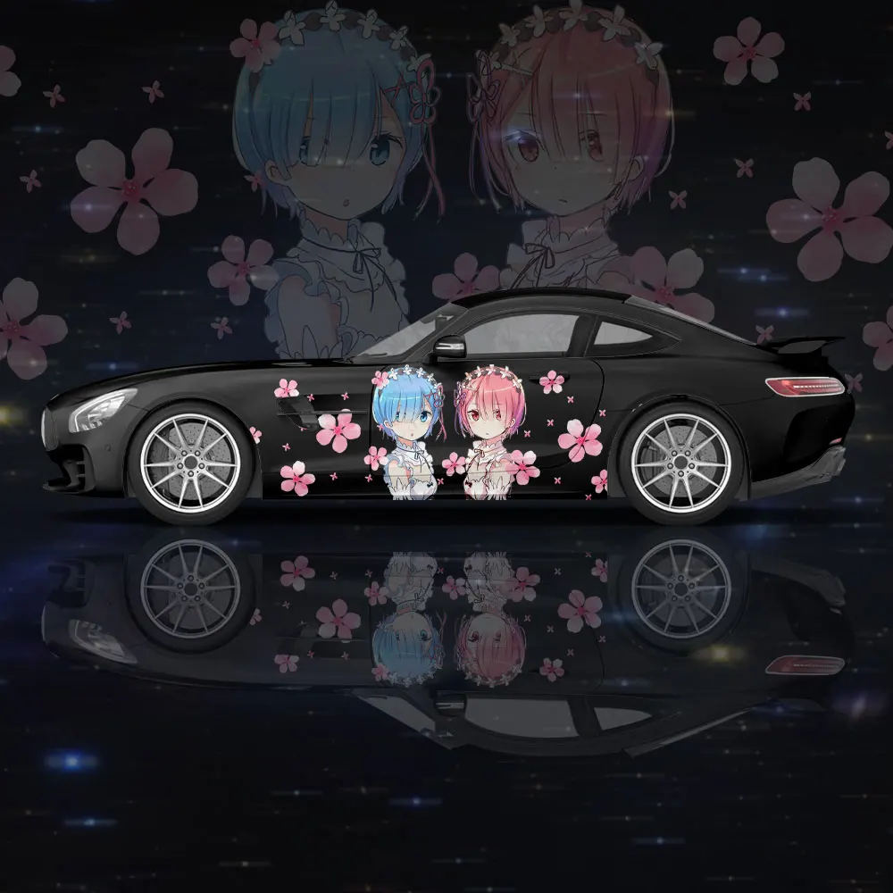 Японское аниме Re Zero автомобильная пленка Защитная искусственная креативная