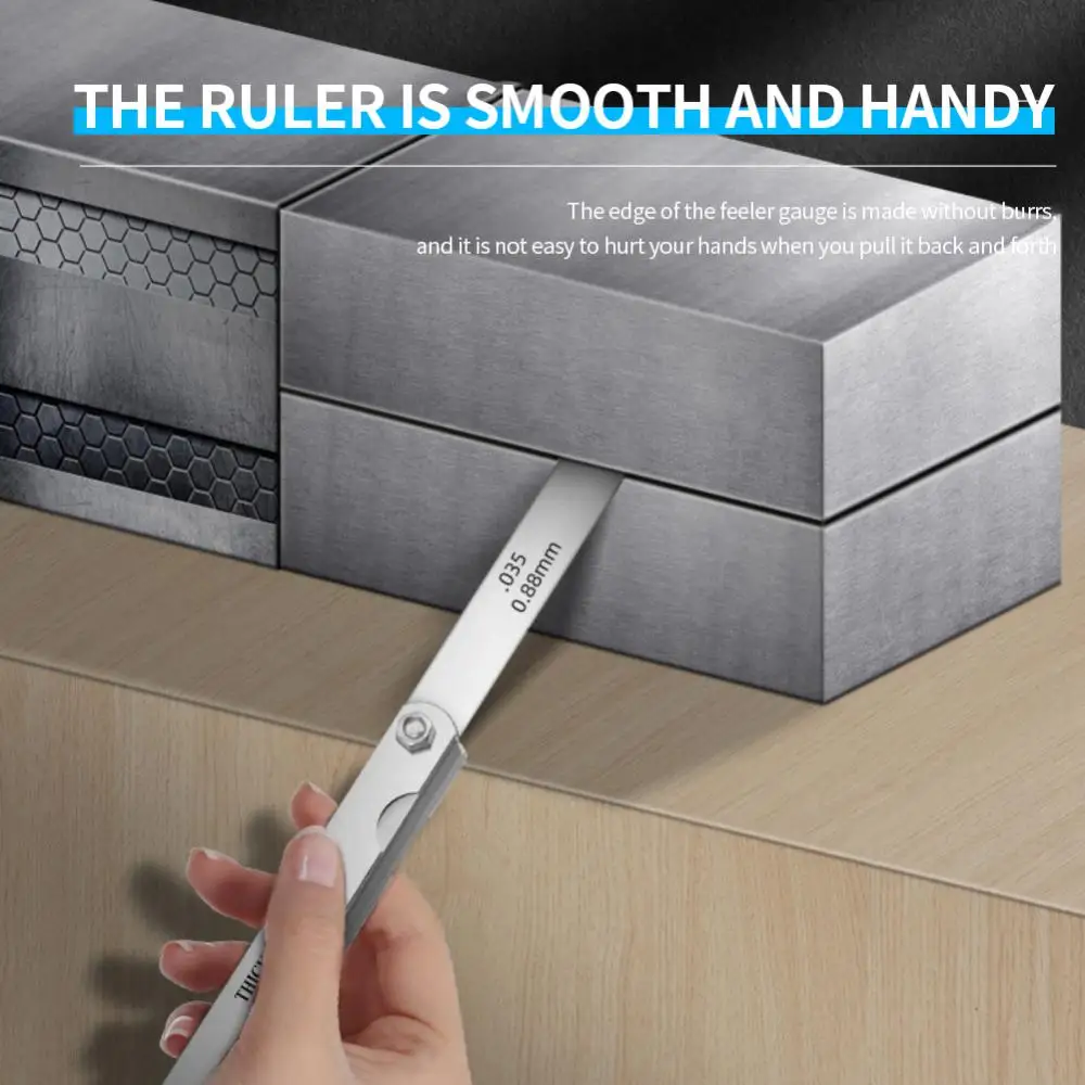 1 шт. измеритель толщины зазора 32 лезвия