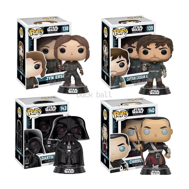 Фигурка Funko Pop Star Wars Дарт Вейдер Cassian Andor Фигурки Chirrut Imwe Jyn Erso Groot Статуя
