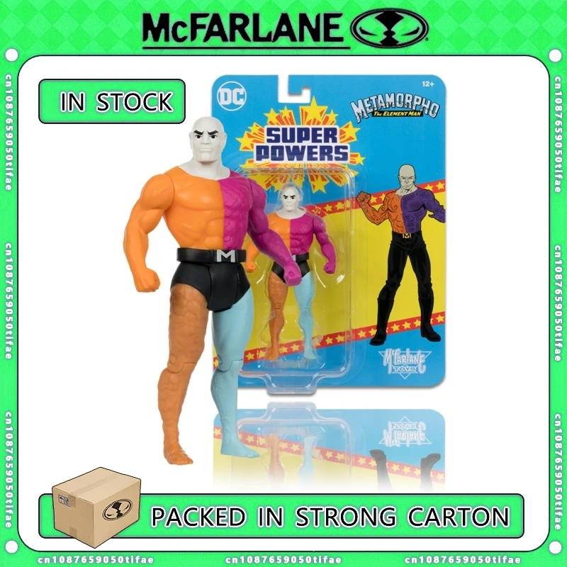McFarlane Toys Metamorpho (DC Super Powers) 4 5-дюймовые фигурки оригинальная модель гаражные наборы