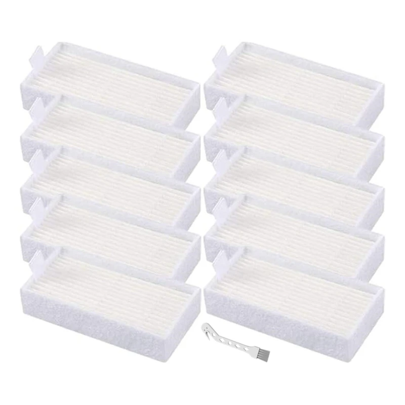 

10Pcs HEPA Filters Replacement Accessories Kits For ILIFE V3S V3S Pro V5 V5S V5S Pro Robotic Vacuum Cleaner