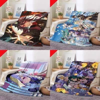 genshin impact account fluffy soft warm plush cozy throw blanket for beds sofa covers anime blankets bedspread free shipping