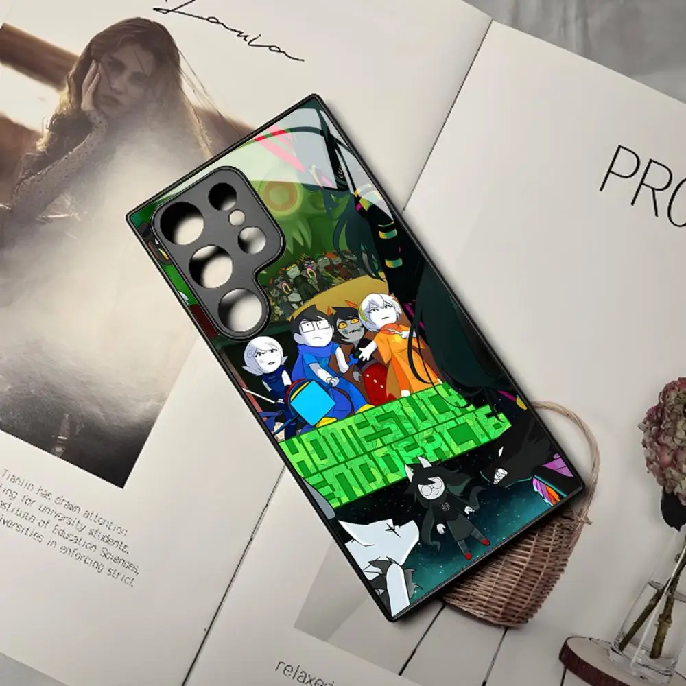 Чехол для телефона с рисунком H-Homestuck Samsung Galaxy S25 S24 S23 S22 S20 S21 Note20 Ultra Plus Fe цветной