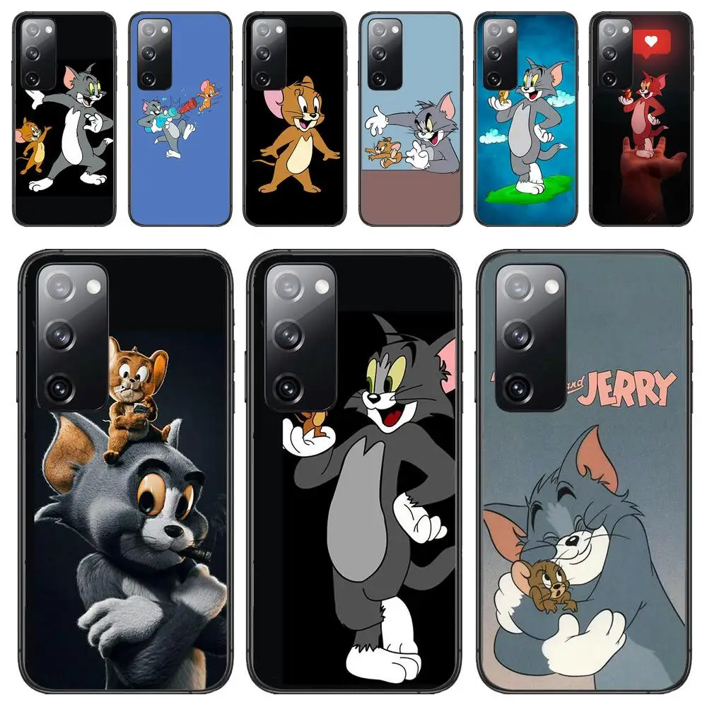 

Tom And Jerry soft Phone cover For Samsung Galaxy S30 s21 fe s20 s7 s5 s8 Plus s9 s10 s10e s21 Ultra Note 10 lite Phone case