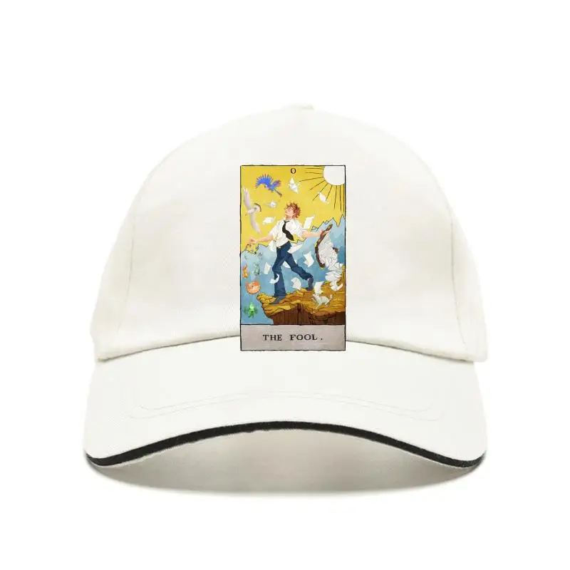 

The Fool Tarot Card Art Logo men's (woman's available) Bill Hat black