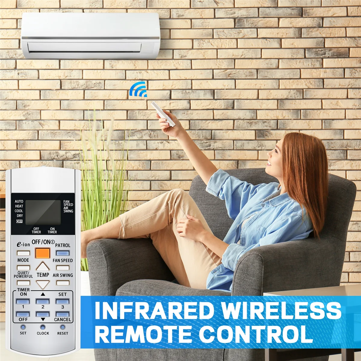 Пульт дистанционного управления кондиционером для контроллера Panasonic A75C3407 A75C3623
