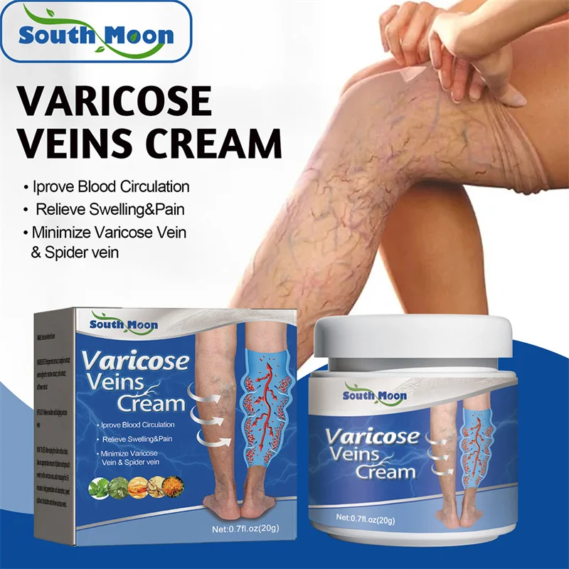 

1pcs Effective Varicose Vein Relief Cream Ointment For Varicose Veins To Relieve Vasculitis Phlebitis Spider Pain Swelling Care