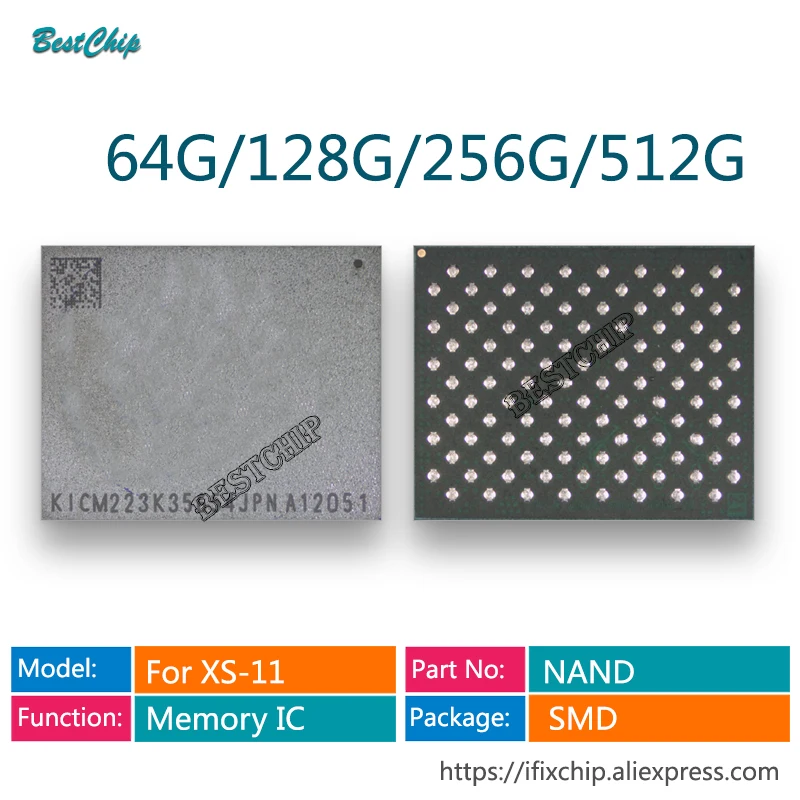 

64 Гб 128 ГБ/256 ГБ/512 Гб HDD Nand карта памяти флэш-чип IC для iPhone XS XS-MAX XR SE2 11/11P/11ProMax