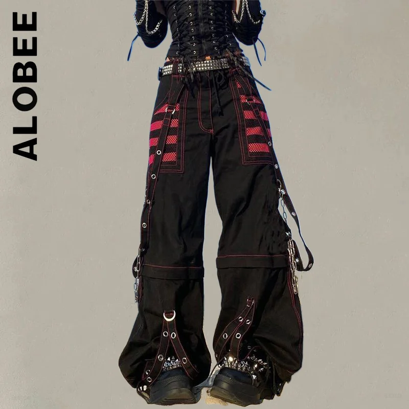 

Брюки Alobee Женские повседневные, элегантные спортивные штаны, элегантные на бедра, Y2k, 90s