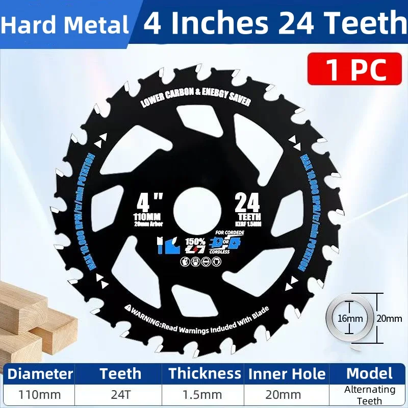 

Эффективные энергосберегающие лезвия для литиевых пил 4/5,2/6/6,5-дюймовые дисковые пилы, лезвия для резки древесины, деревообрабатывающая шлифовальная машина из сплава