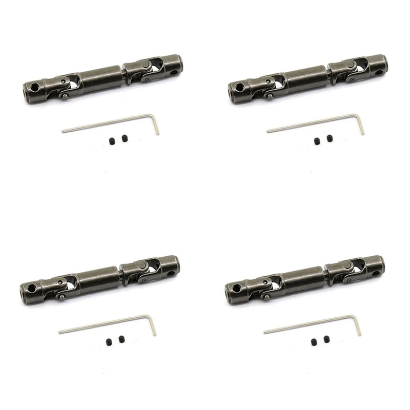 

4X Upgrade Metal CVD Drive Shaft for WPL D12 C14 C24 B14 B24 B16 B36 MN D90 MN99S HengLong RC Car Parts Accessories