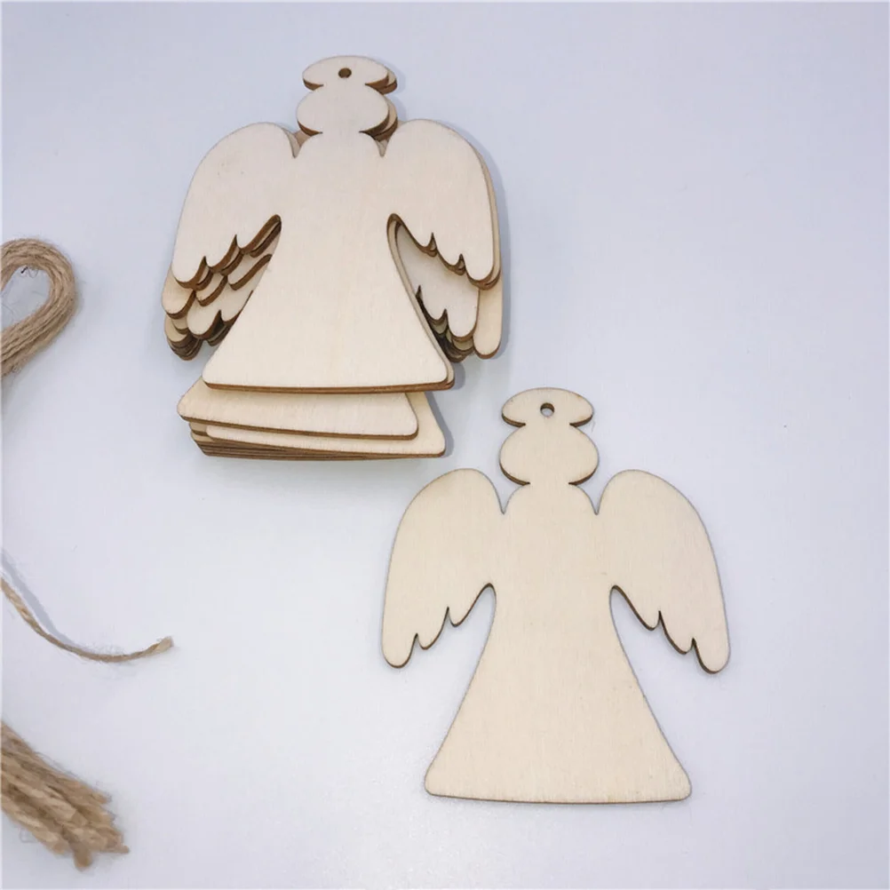

Wooden Christmas Decorations Woodholiday Cutouts Crafts Hanging Tree Slices Christma Shape Ornaments