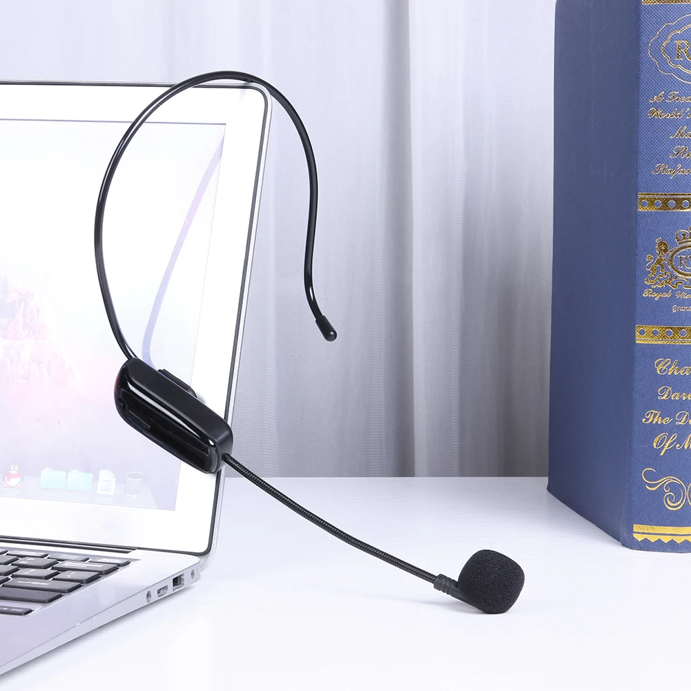 Беспроводной микрофон UHF головной износ микрофонная система приемник с