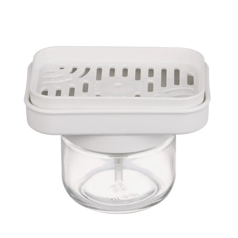 

Dish Sink Kitchen Sponge 2-in-1 Soap Dispenser Pump Kitchen