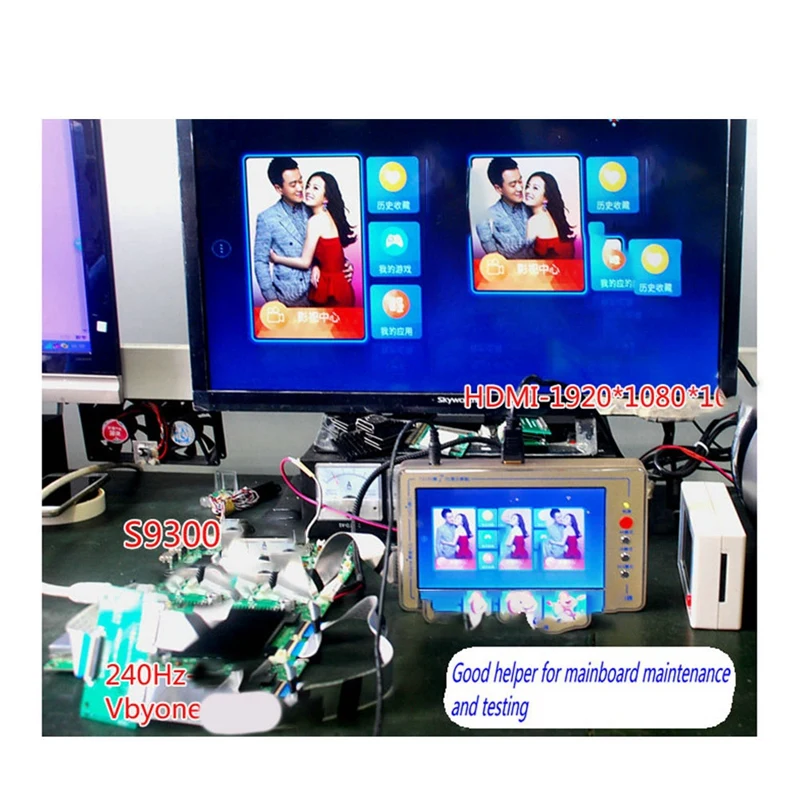 Инструмент для тестирования дисплея TV160 конвертер материнской платы 7 дюймов 1024X60