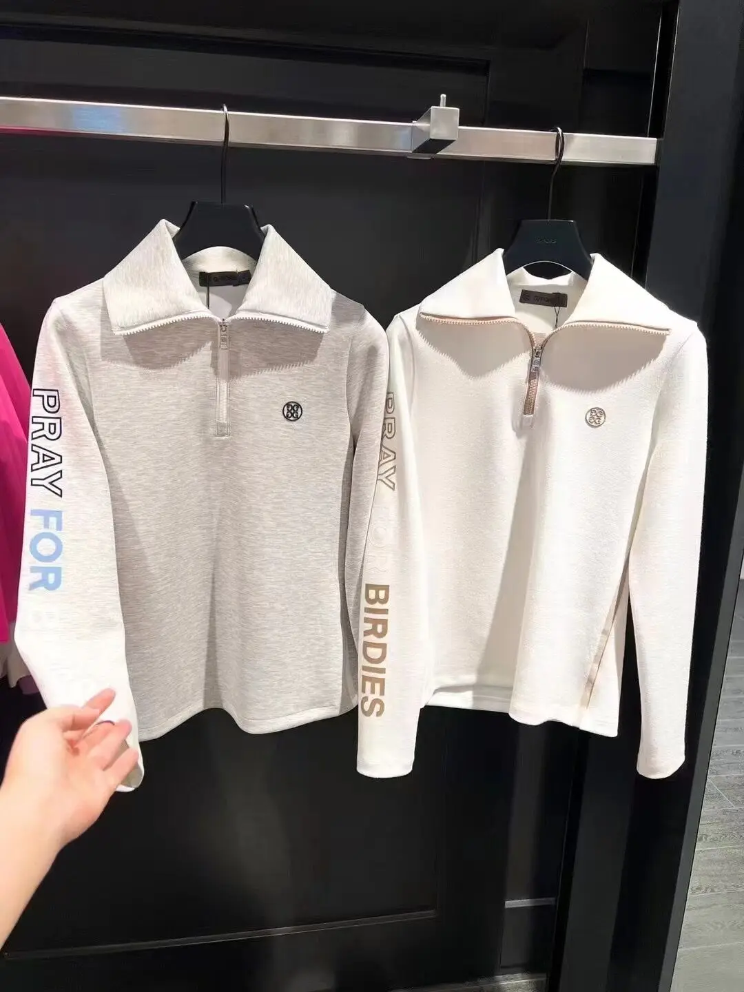 2023 Spring and Autumn new golf women's long sleeve T-shirt thin quick dry jersey pure cotton static delicate women's outdoor