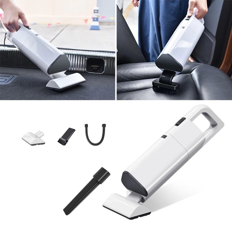 

Автомобильный беспроводной/проводной пылесос Ручной пылесос с мощным двигателем, портативный небольшой пылесос GTWS